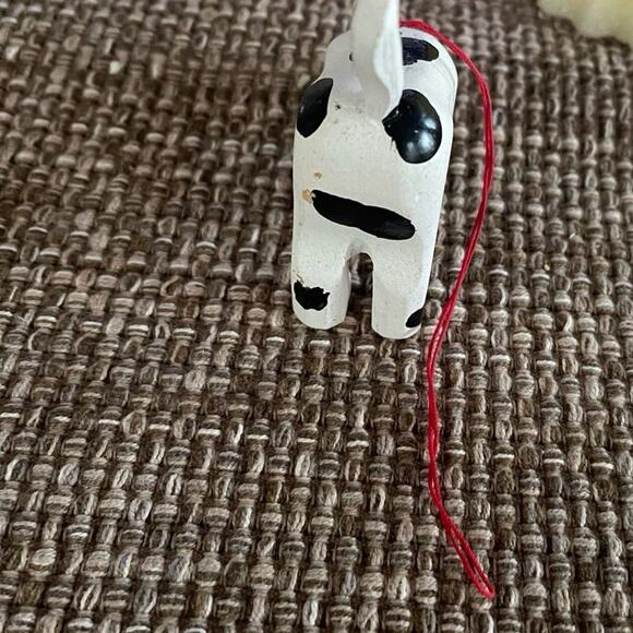 Vintage wood dog Christmas ornament artist collection - Picture 7 of 12